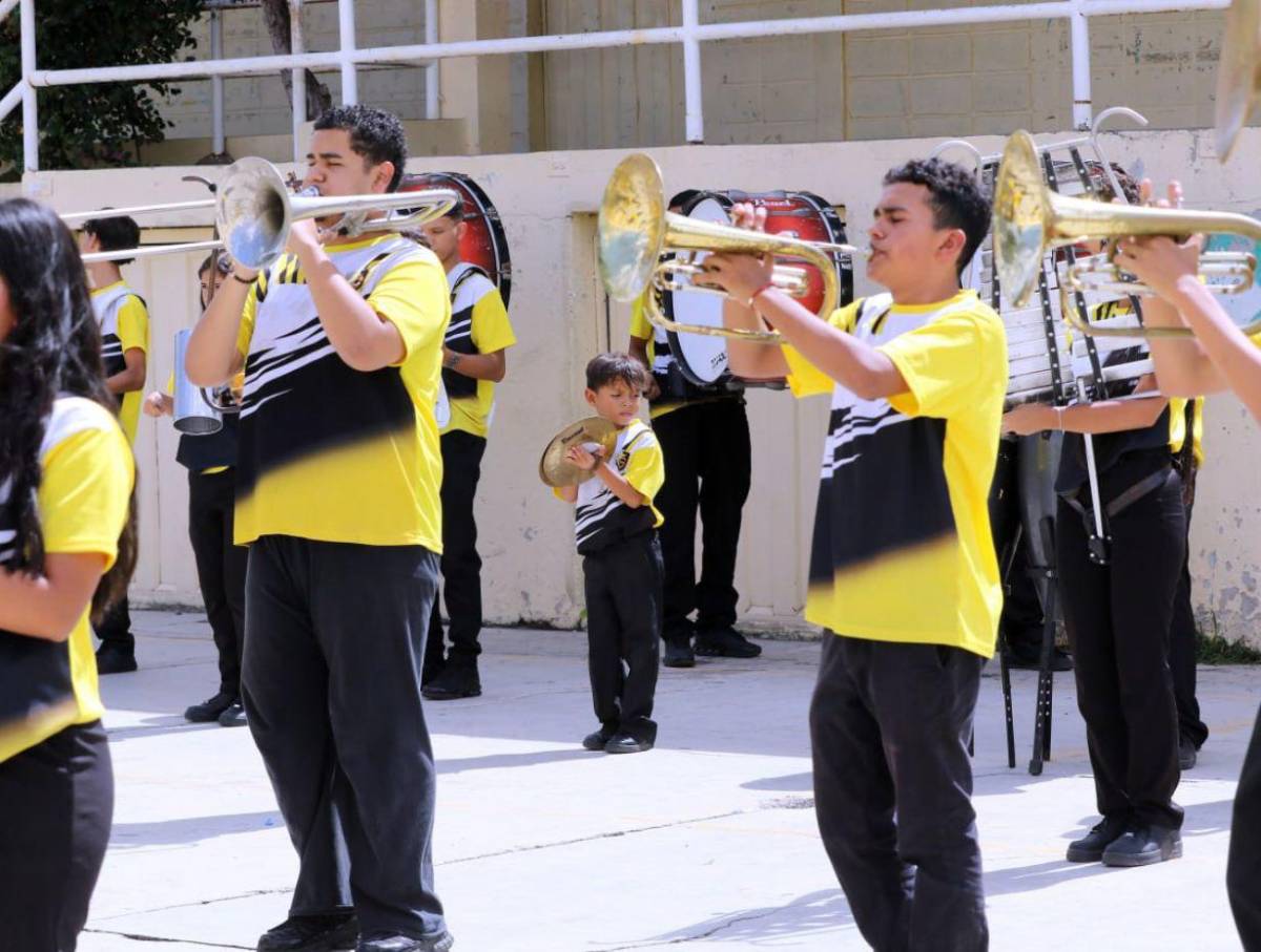 Banda del Alfonso Guillén Zelaya lista para celebrar 204 años de independencia patria