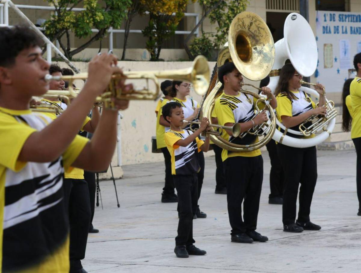 Banda del Alfonso Guillén Zelaya lista para celebrar 204 años de independencia patria