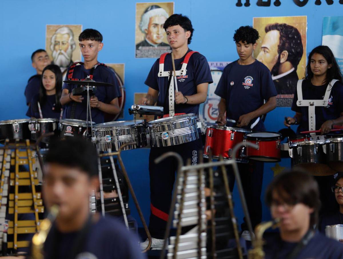 Banda marcial del Cultura Nacional se declara lista para poner sabor en los desfiles