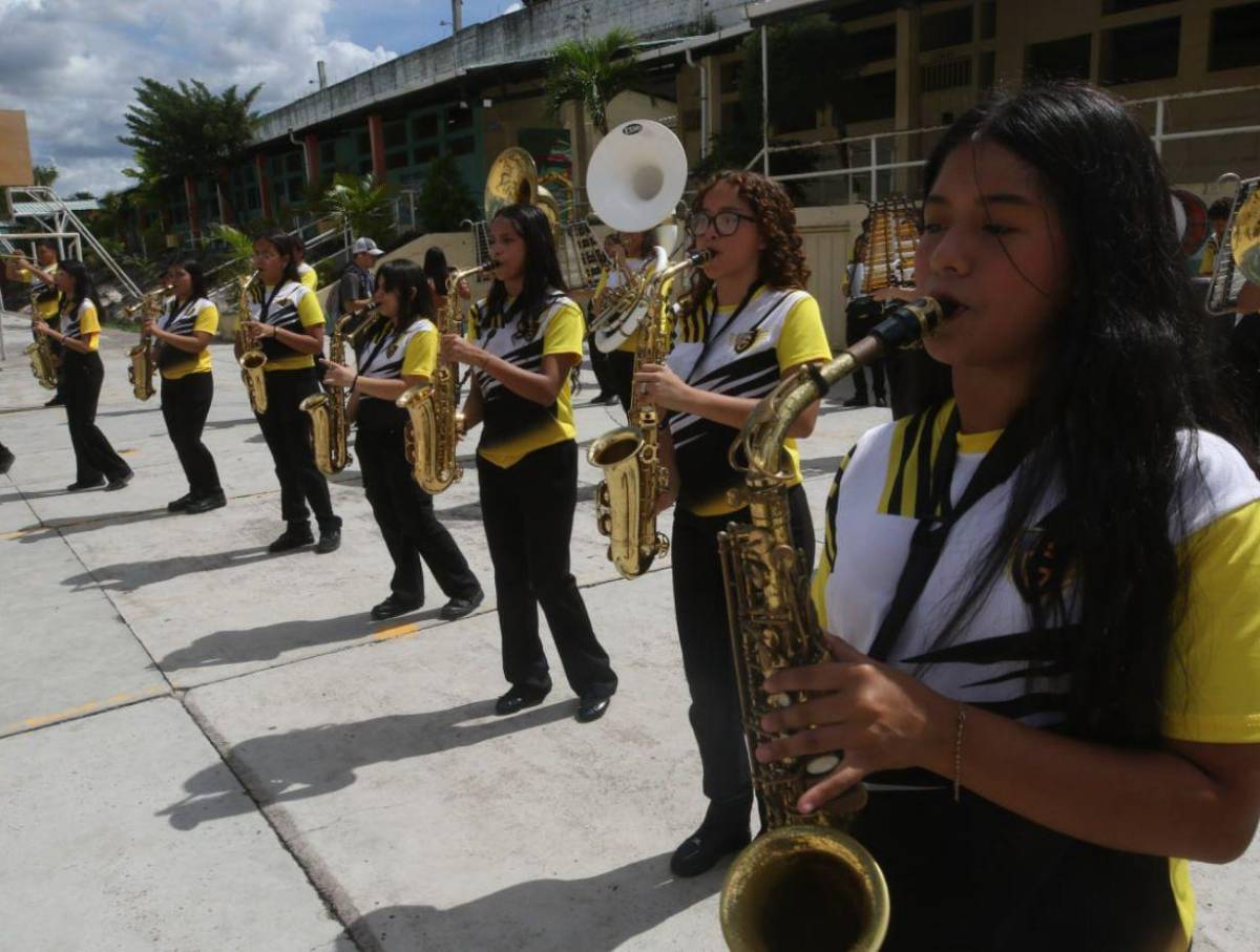 Banda del Alfonso Guillén Zelaya lista para celebrar 204 años de independencia patria