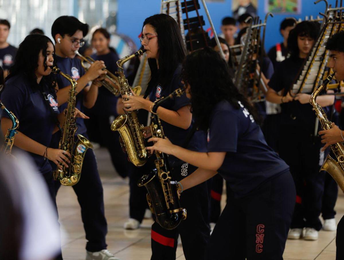Banda marcial del Cultura Nacional se declara lista para poner sabor en los desfiles