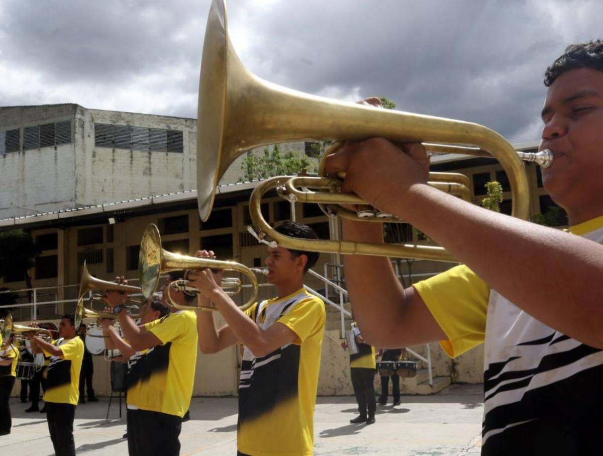 Banda del Alfonso Guillén Zelaya lista para celebrar 204 años de independencia patria