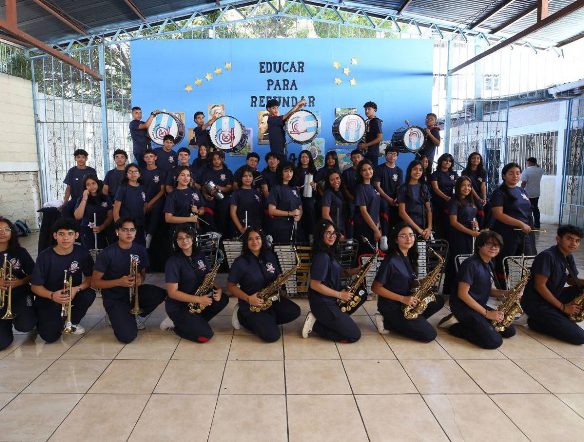 Banda marcial del Cultura Nacional se declara lista para poner sabor en los desfiles