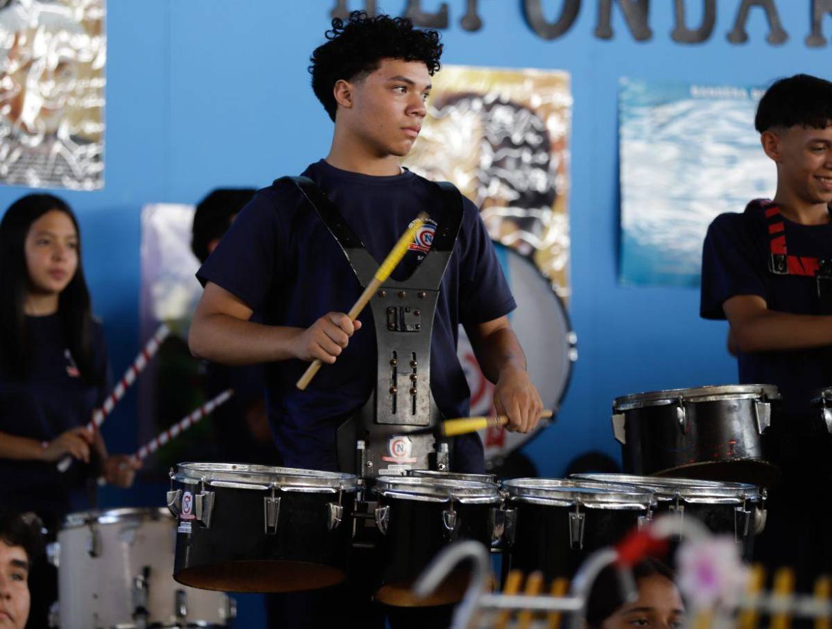 Banda marcial del Cultura Nacional se declara lista para poner sabor en los desfiles