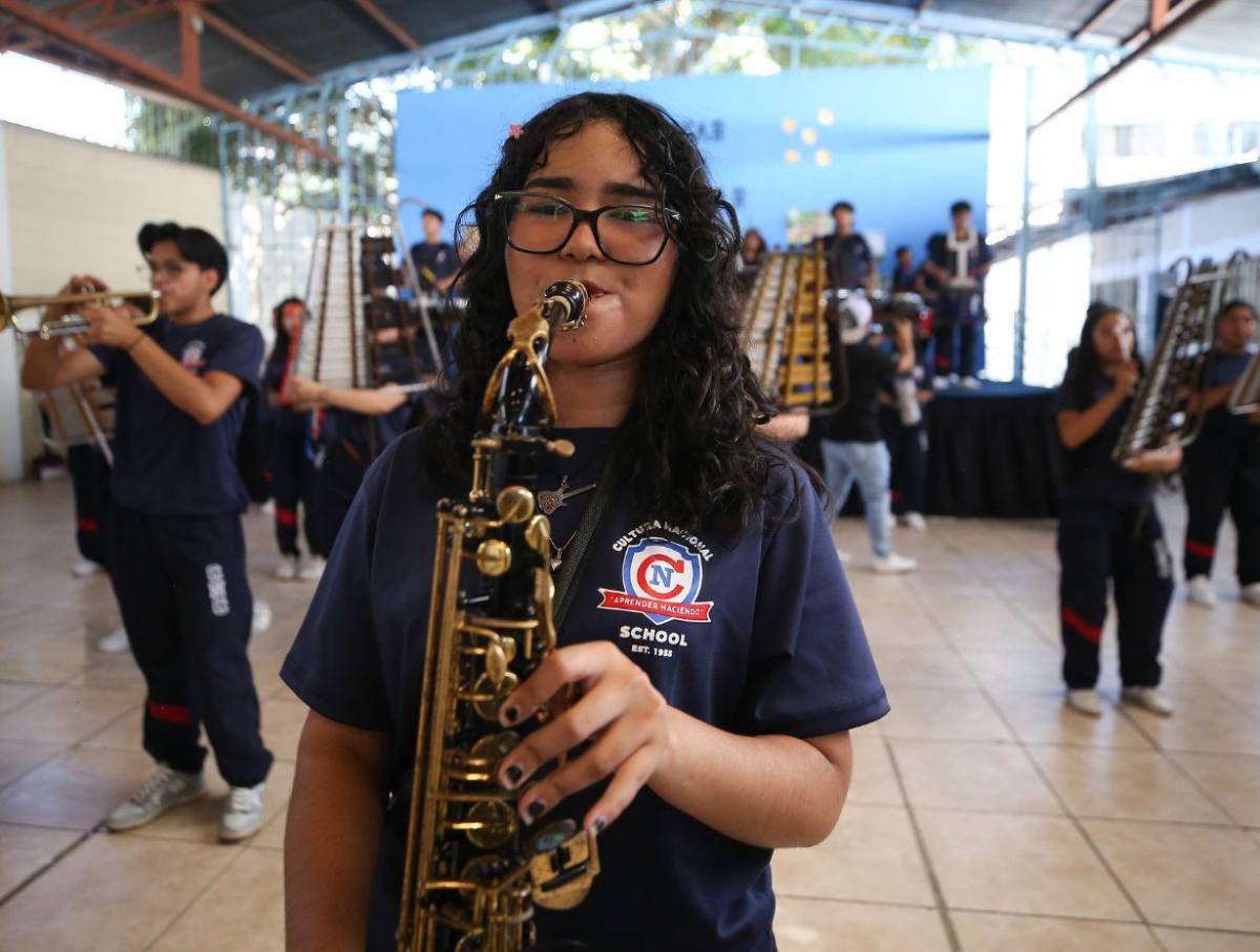 Banda marcial del Cultura Nacional se declara lista para poner sabor en los desfiles
