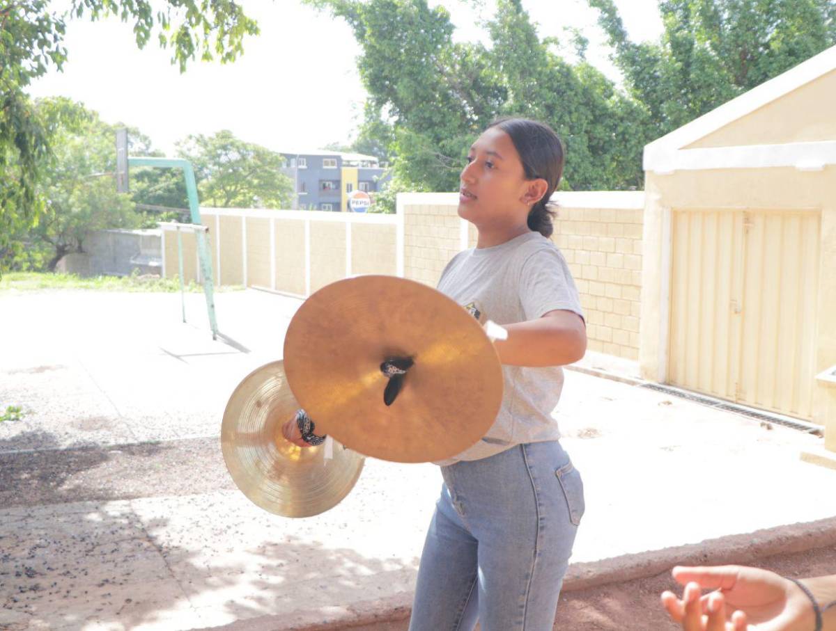 Al compás de la punta y otros ritmos, la banda del Técnico Honduras llevará el sabor a los desfiles patrios