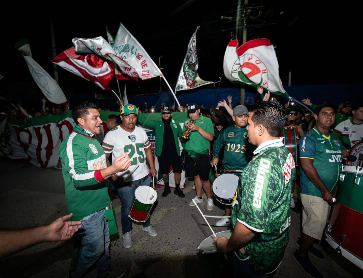 Marathón se arropa con su gente: Así fue el banderazo verdolaga previo a la final ante Olimpia