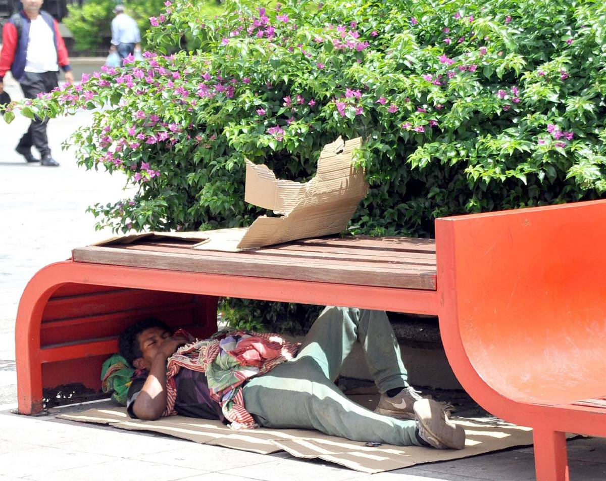 Plazas y parques de la capital están totalmente descuidados y sucios