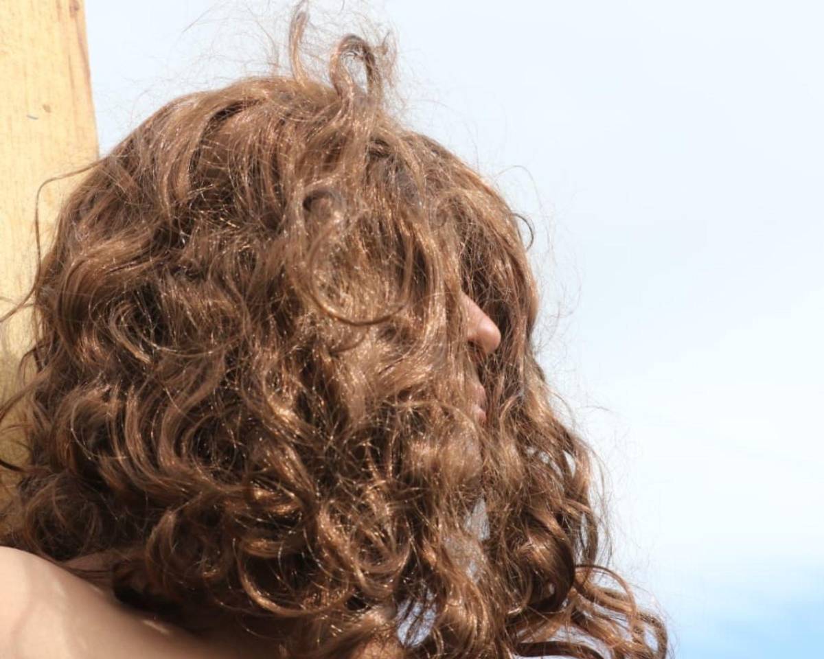 Soldados recrean santo viacrucis en Parada Marte previo a la Semana Santa