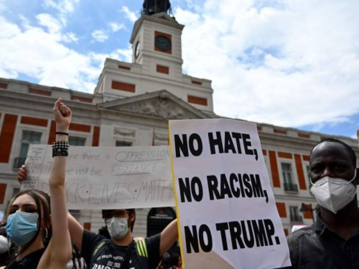 España se une a la ola de manifestaciones contra el racismo