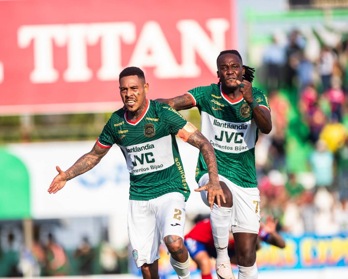 Pelea entre jugadores, fuerte polémica arbitral en gol de Marathón y Olimpia sale herido del Yankel