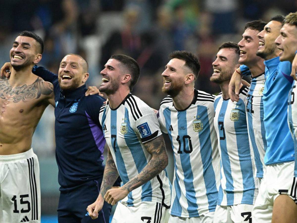 Argentina le ganó 3 a 0 a Croacia.