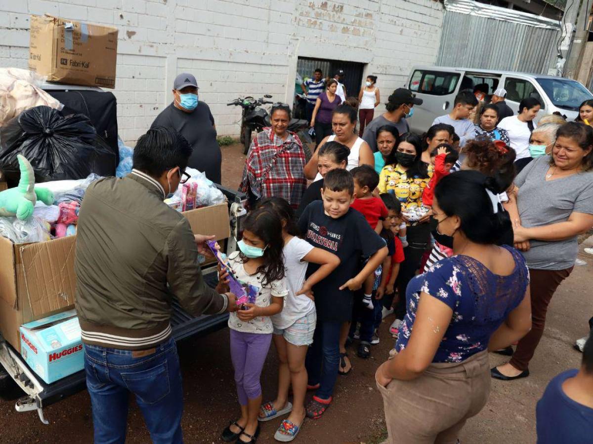 Ayuda a más de 700 niños damnificados en la Guillén.