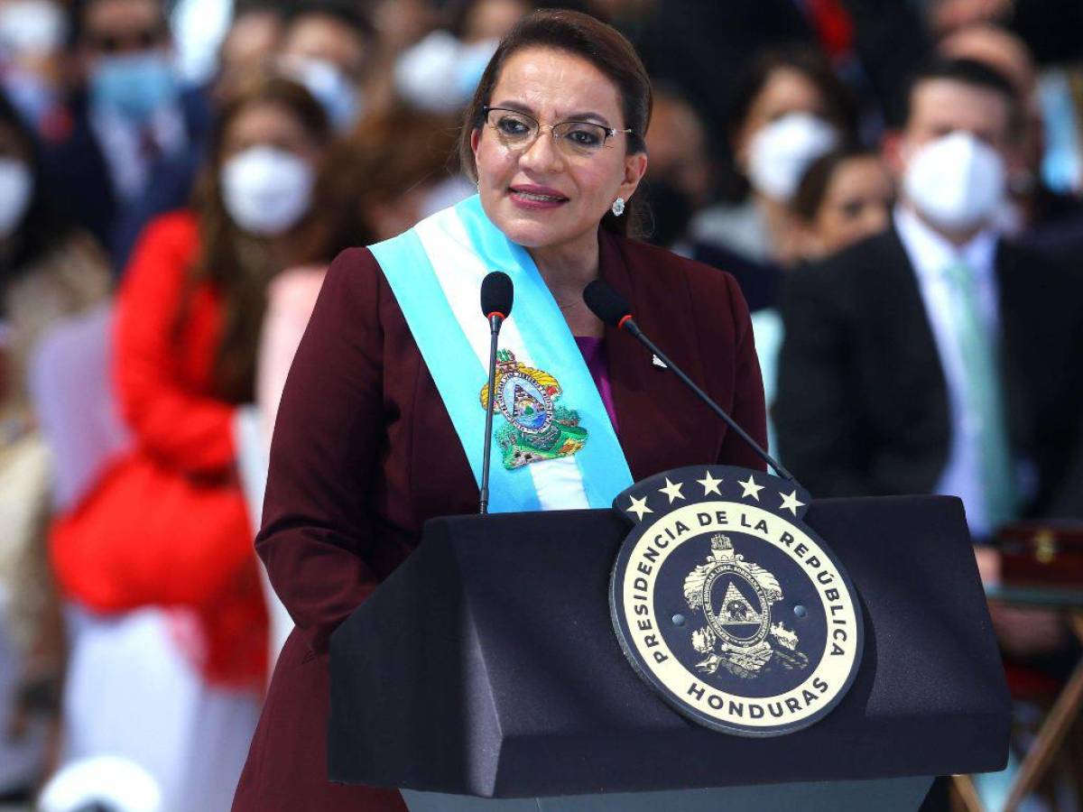 Xiomara Castro, primera mujer que llega a la presidencia de Honduras.