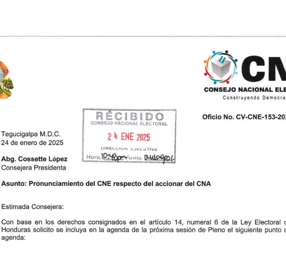 Marlon Ochoa pidió al CNE vetar al CNA como observador, tras denuncia contra él y Rixi Moncada