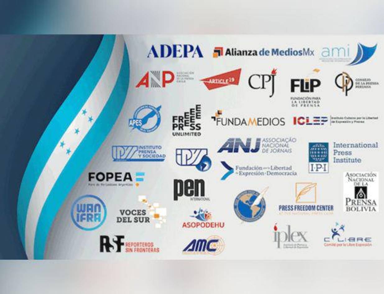 Organizaciones internacionales denuncian “profunda alarma” por amenazas y hostigamiento a periodistas en Honduras