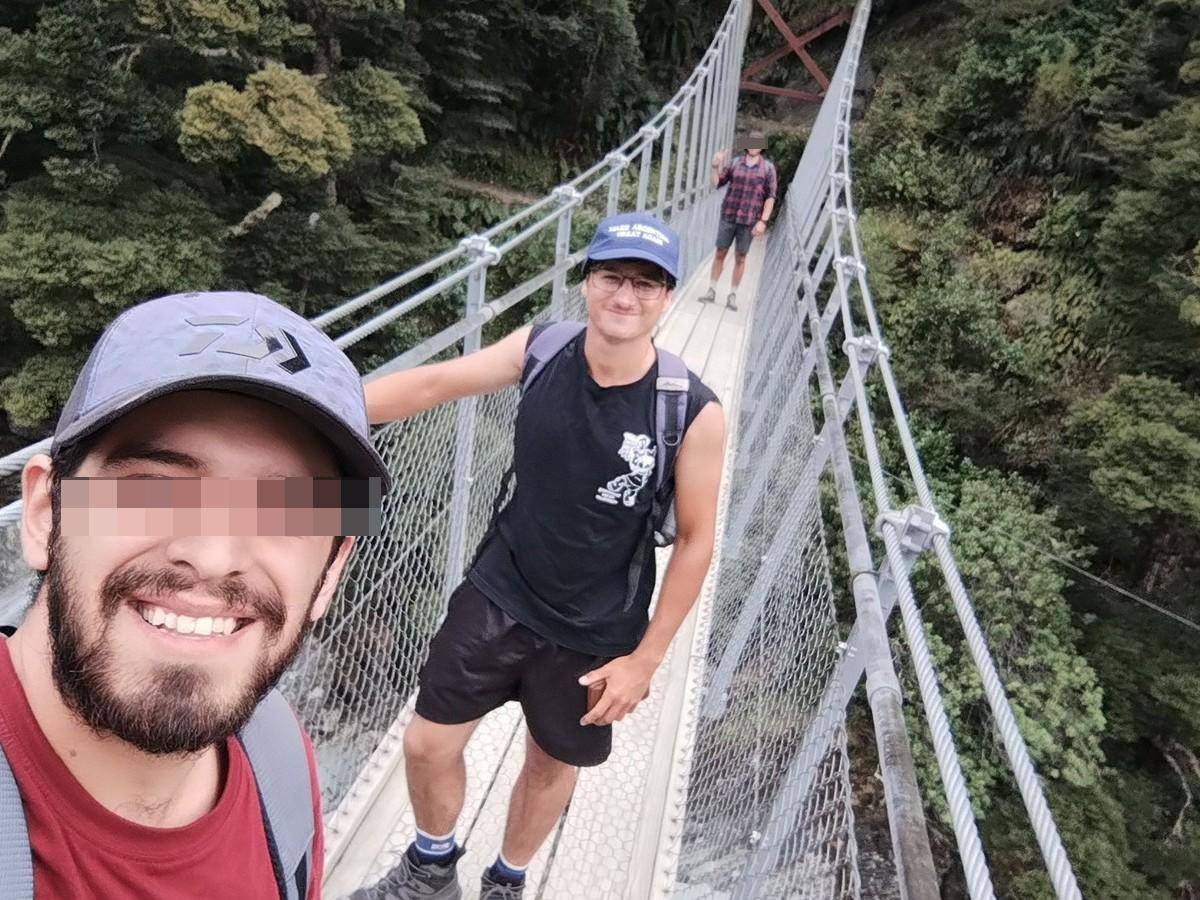 Héctor Gastón, el argentino que desapareció al caer a un río en Nueva Zelanda