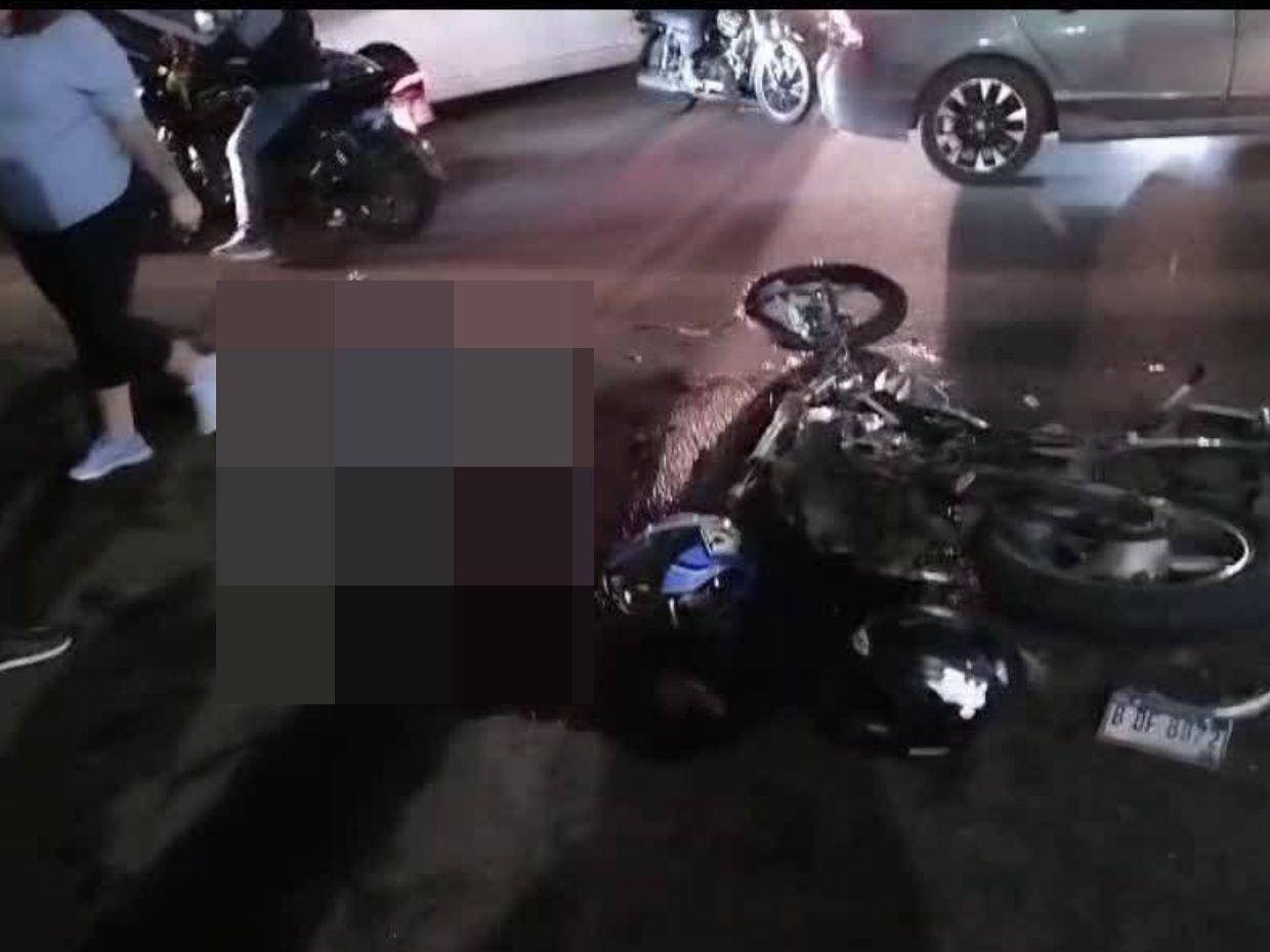 Pareja a bordo de motocicleta muere en accidente en bulevar Morazán de Tegucigalpa