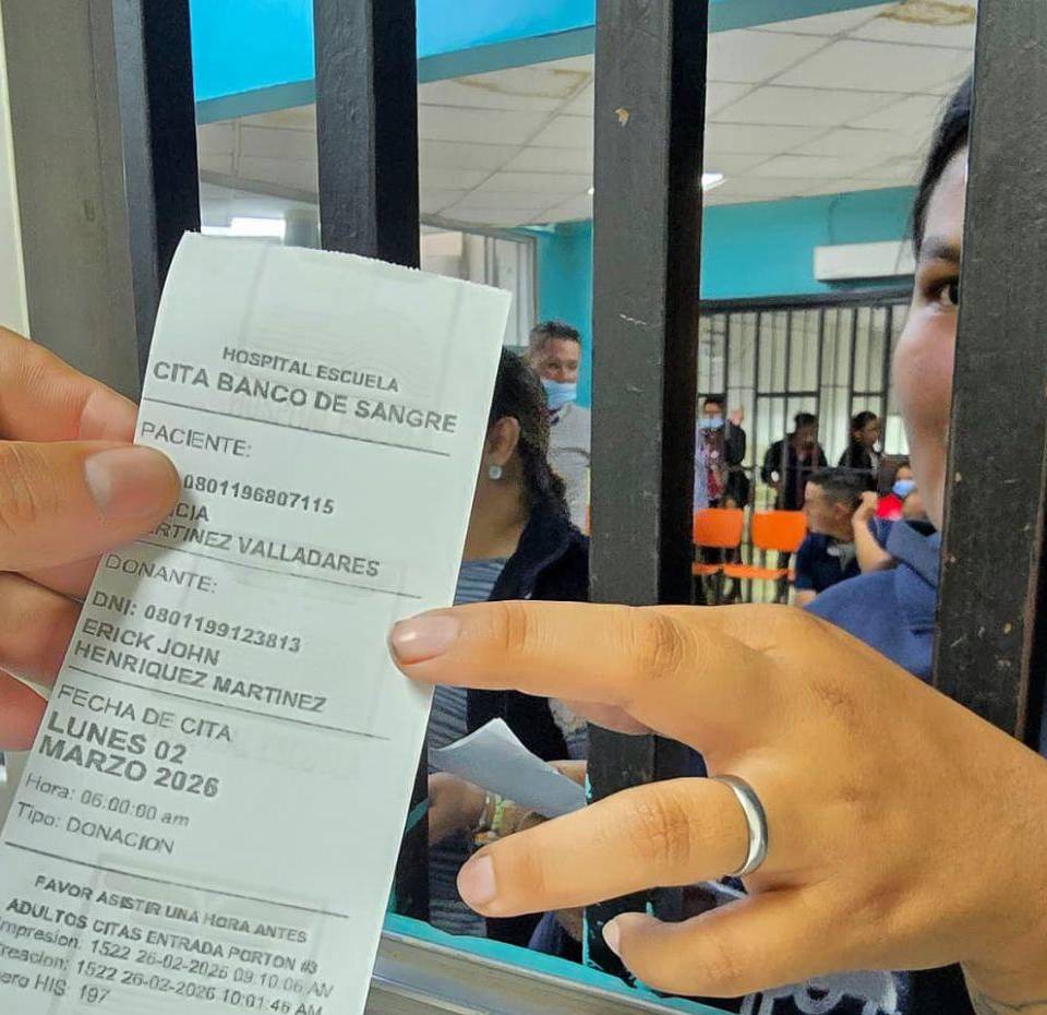 A partir de este lunes 2 de marzo se comenzó a implementar el programa de citas para quienes donarán sangre a pacientes.