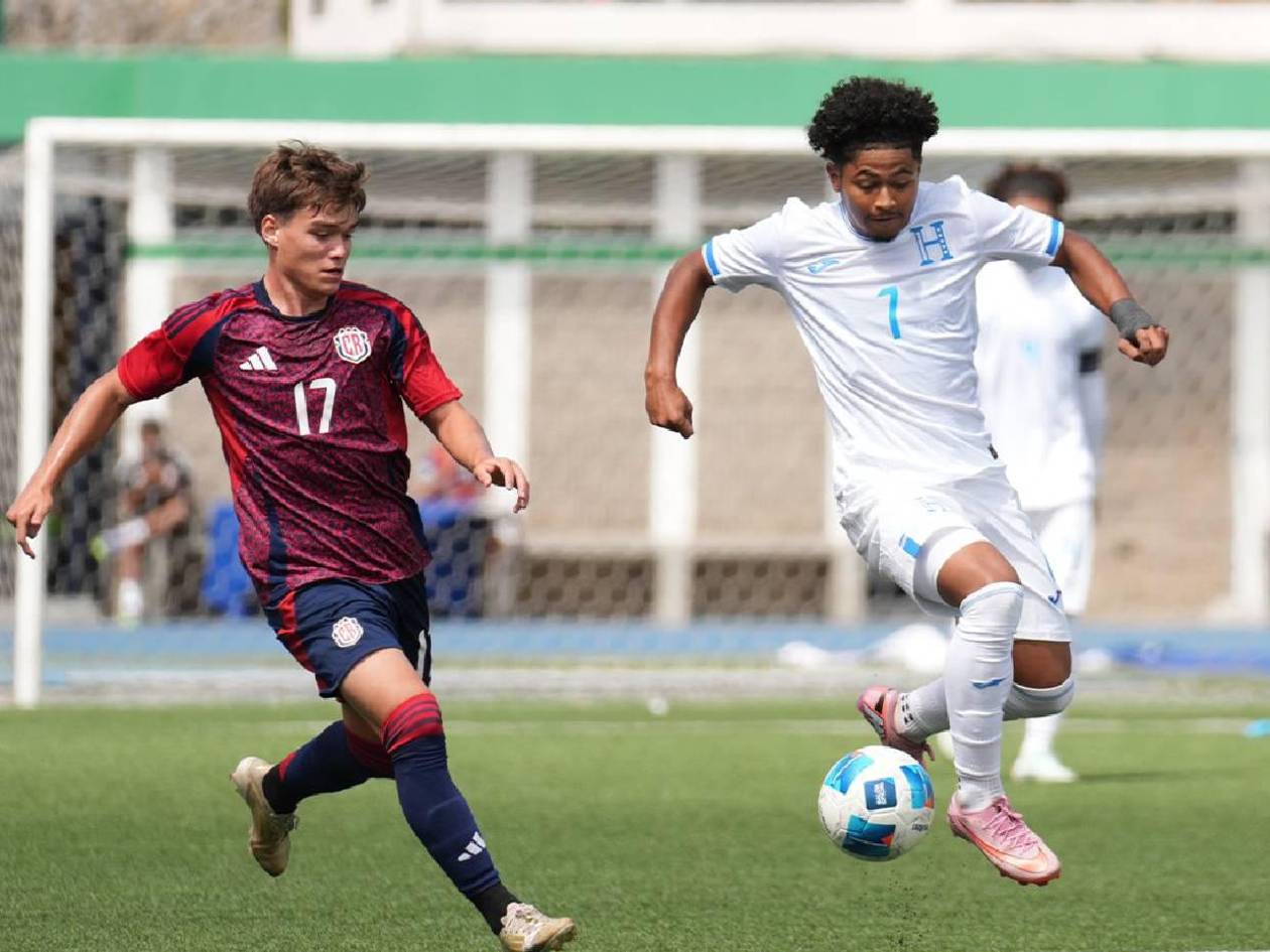Honduras Sub-21 sufre dolorosa derrota ante Costa Rica en su estreno en Juegos Centroamericanos