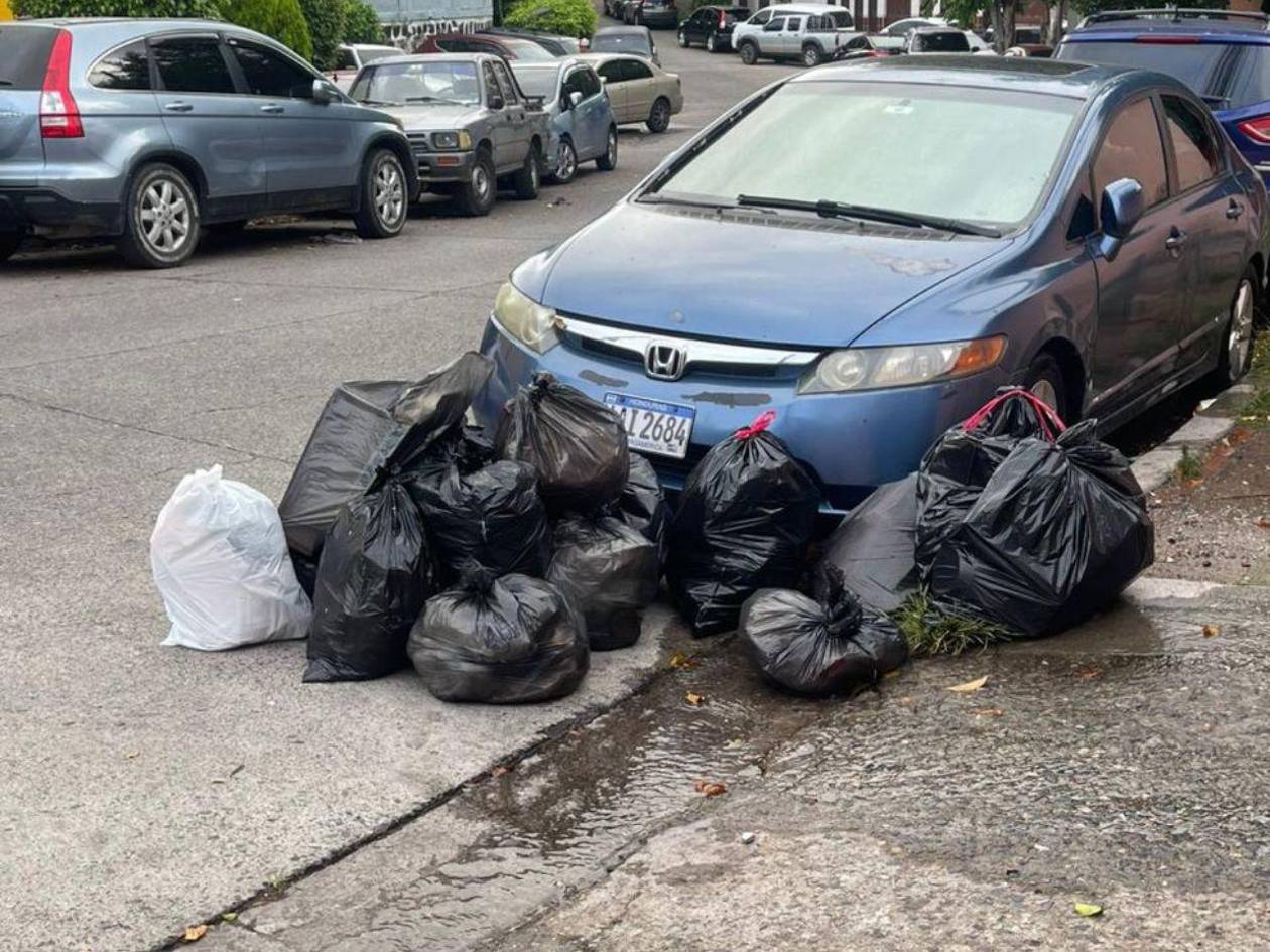 Indignación en Residencial Plaza, en Tegucigalpa,  por retiro de contenedor de basura