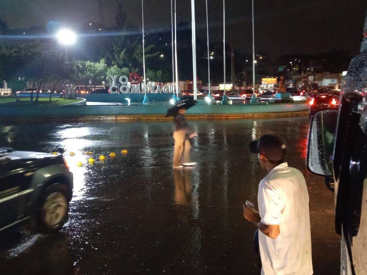 Lluvias en Tegucigalpa elevan el riesgo de accidentes de tránsito