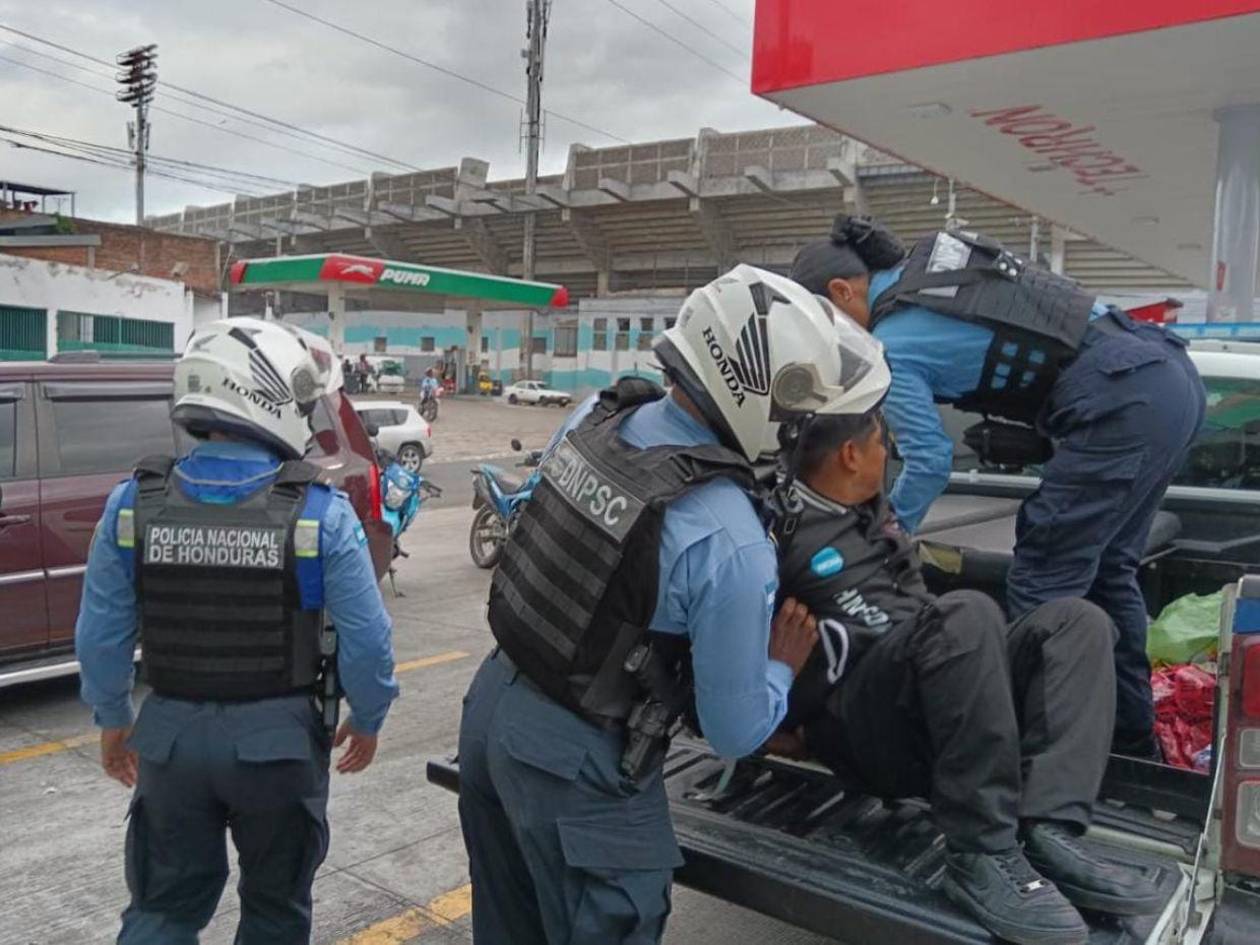 Arrestan a guardia que le disparó a su compañero en barrio Morazán de la capital
