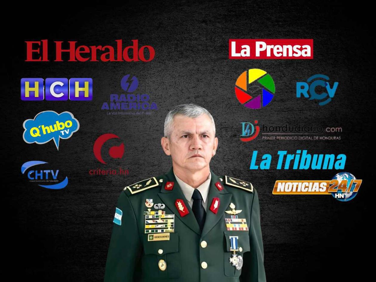 El jefe del Estado Mayor desata intimidación contra 12 medios de Honduras