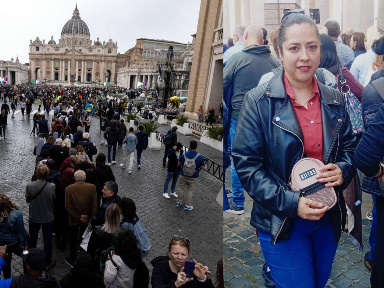 “Roma está triste y en silencio”: el relato de una hondureña en el adiós del papa