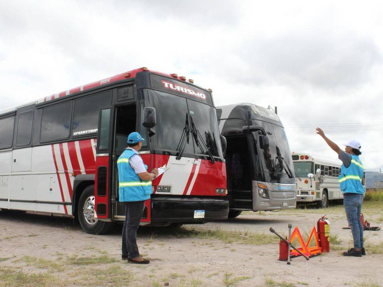 El IHTT revisará más de 5,000 unidades de transporte para la Semana Morazánica