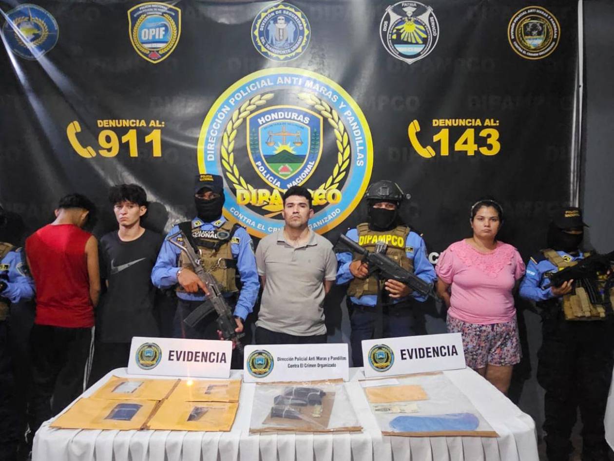 Capturan a miembros de la Pandilla 18 que extorsionaban clínicas privadas en SPS