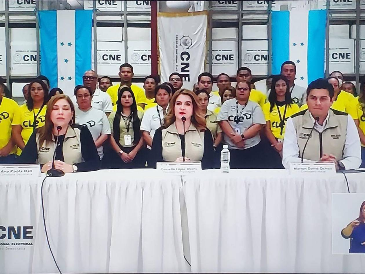 CNE oficializa a Salvador Nasralla, Rixi Moncada y Tito Asfura como candidatos