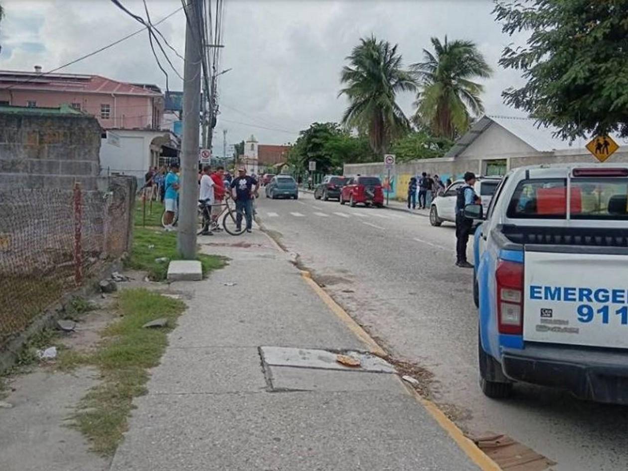 Investigan asalto que dejó cuatro heridos frente a escuela en Choloma