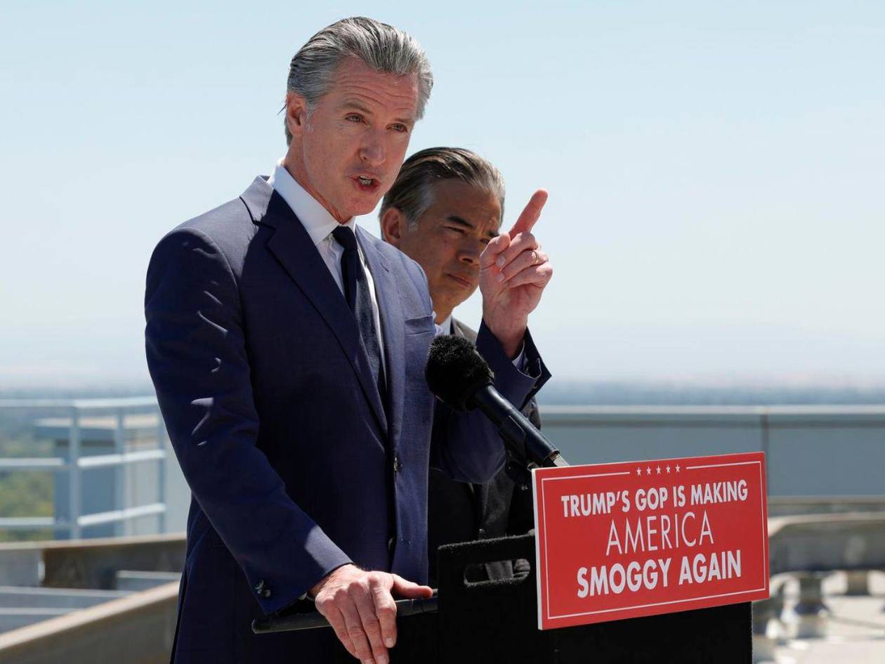 Trump dice que arrestaría a gobernador de California por protestas contra redadas