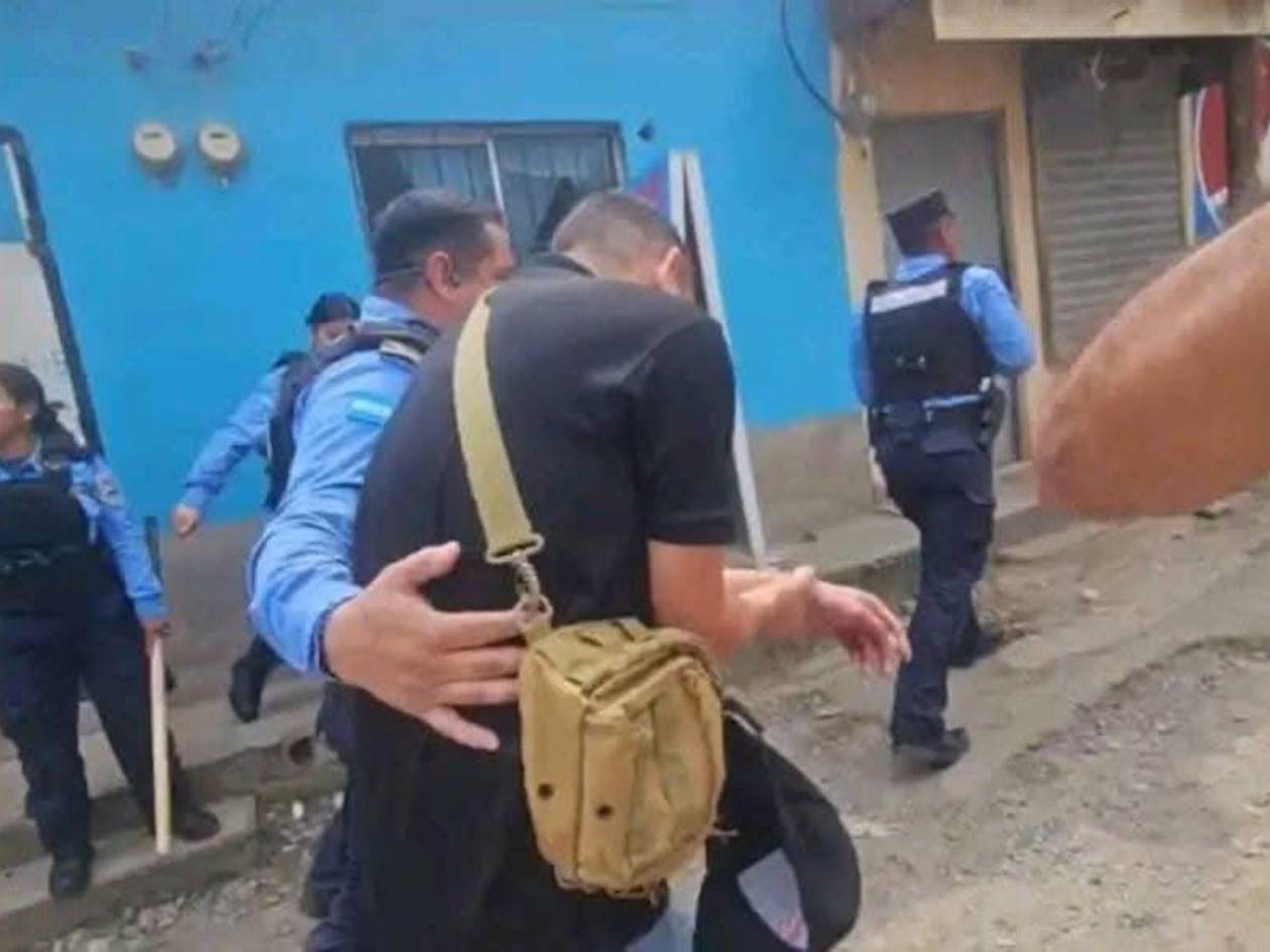 Enfrentamiento en Chamelecón deja un camarógrafo herido y varias personas detenidas