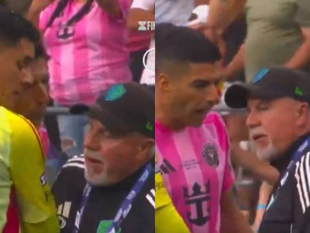 ¡Vergonzoso! Luis Suárez escupe a miembro del Sounders tras perder la final de la Leagues Cup