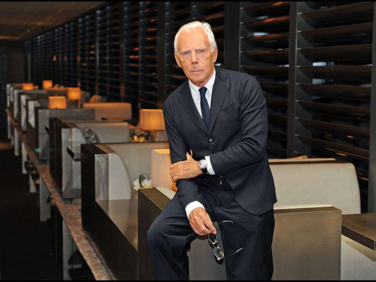 Hechos que marcaron la trayectoria del diseñador Giorgio Armani