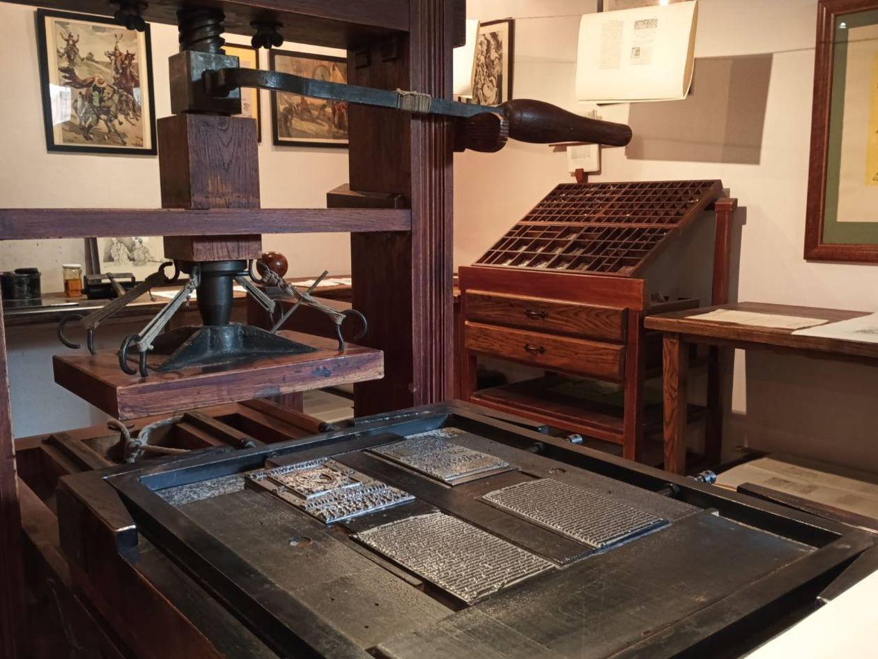 Un viaje al taller donde se imprimió la primera edición de “Don Quijote”