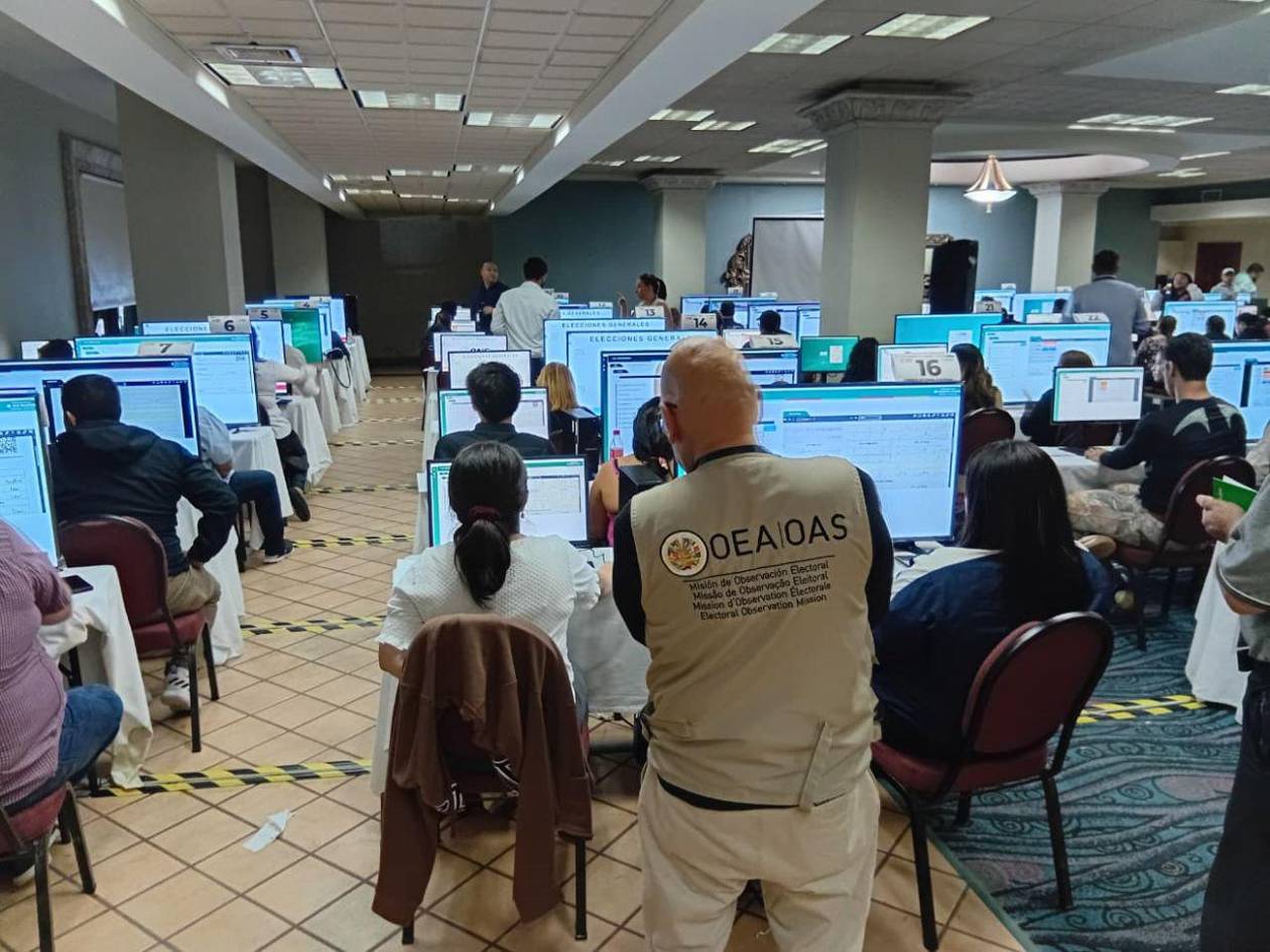 Misión electoral de la OEA sigue en vigilancia y reitera llamado a respetar resultados
