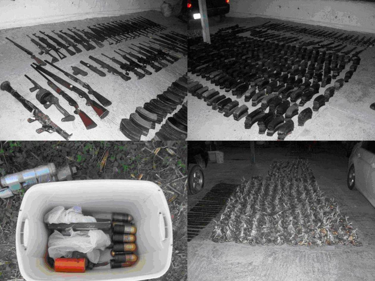 México decomisa drogas y armas por casi $20 millones