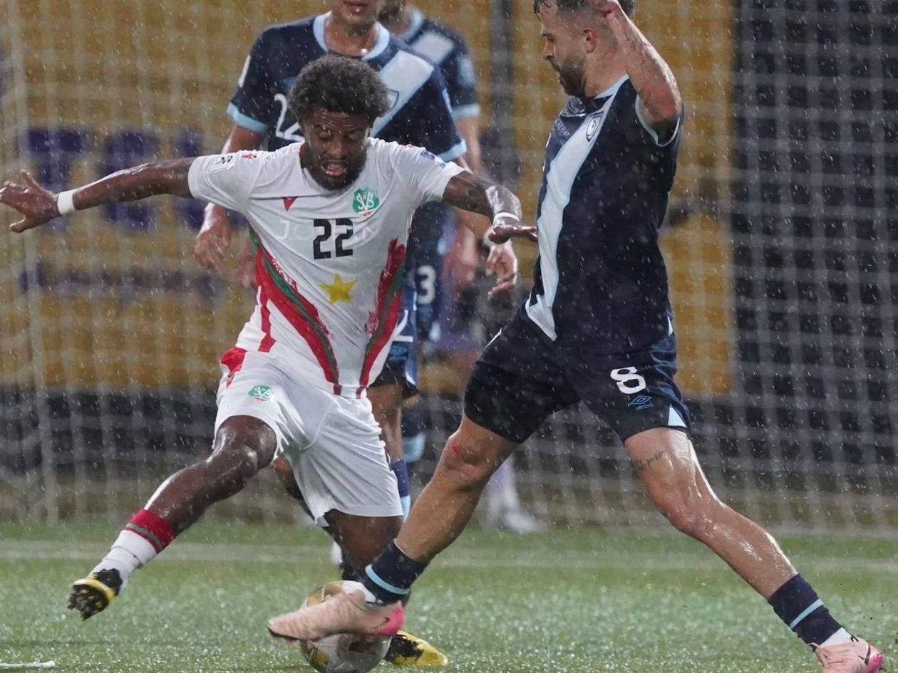 Surinam y Guatemala empataron en la Jornada 3 de las Eliminatorias Concacaf