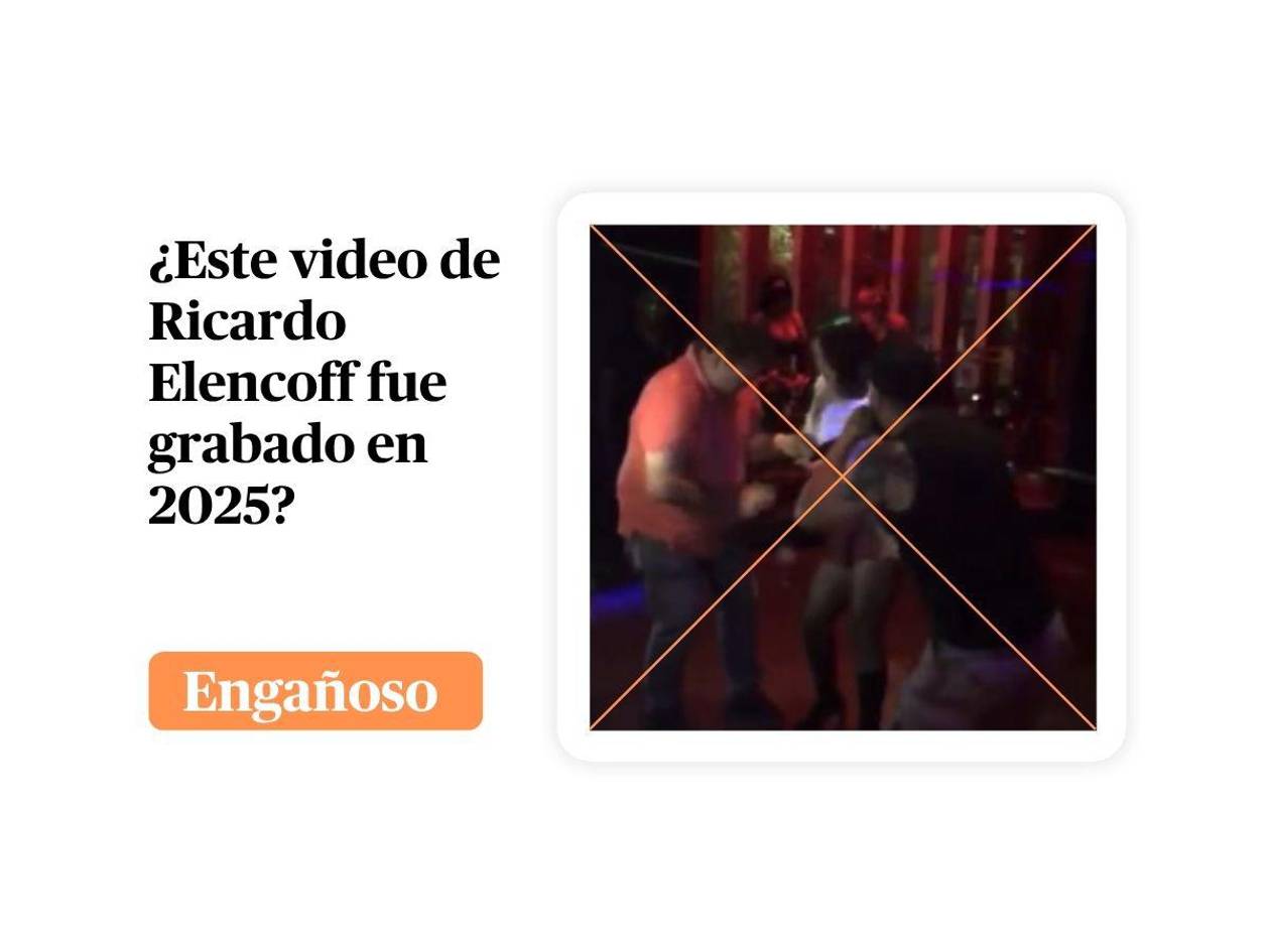 Circula como actual, pero video de Ricardo Elencoff con una bailarina es de 2018
