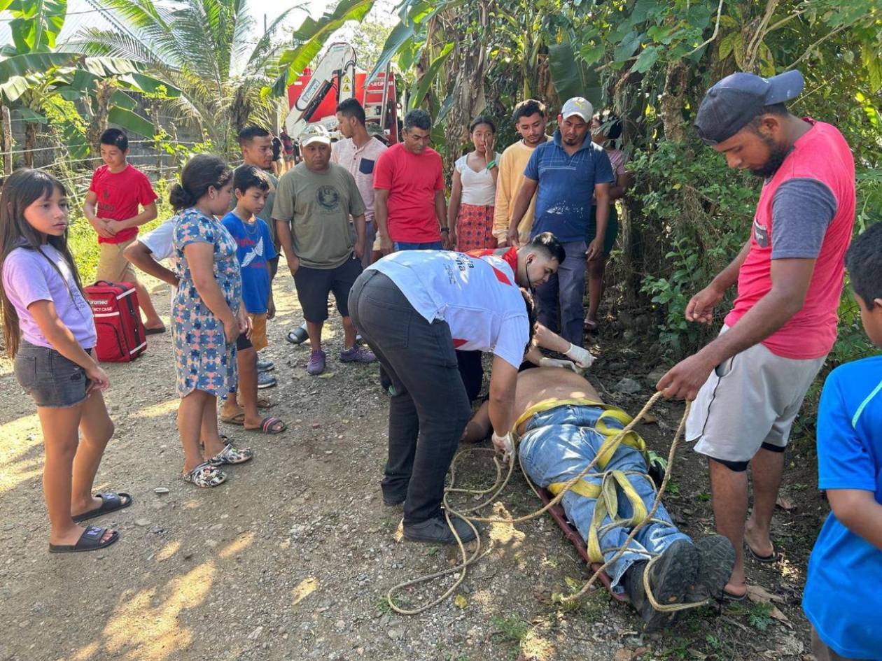 Rescatan cuerpo de hombre que falleció por descarga eléctrica en El Progreso