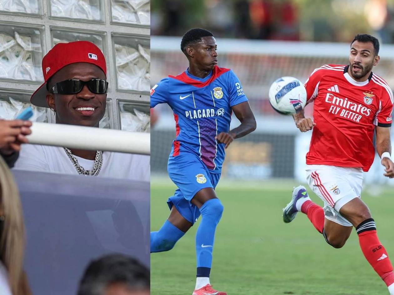 Vinicius fue a verlo: Así le fue al hondureño Julián Martínez con el Alverca FC ante Benfica