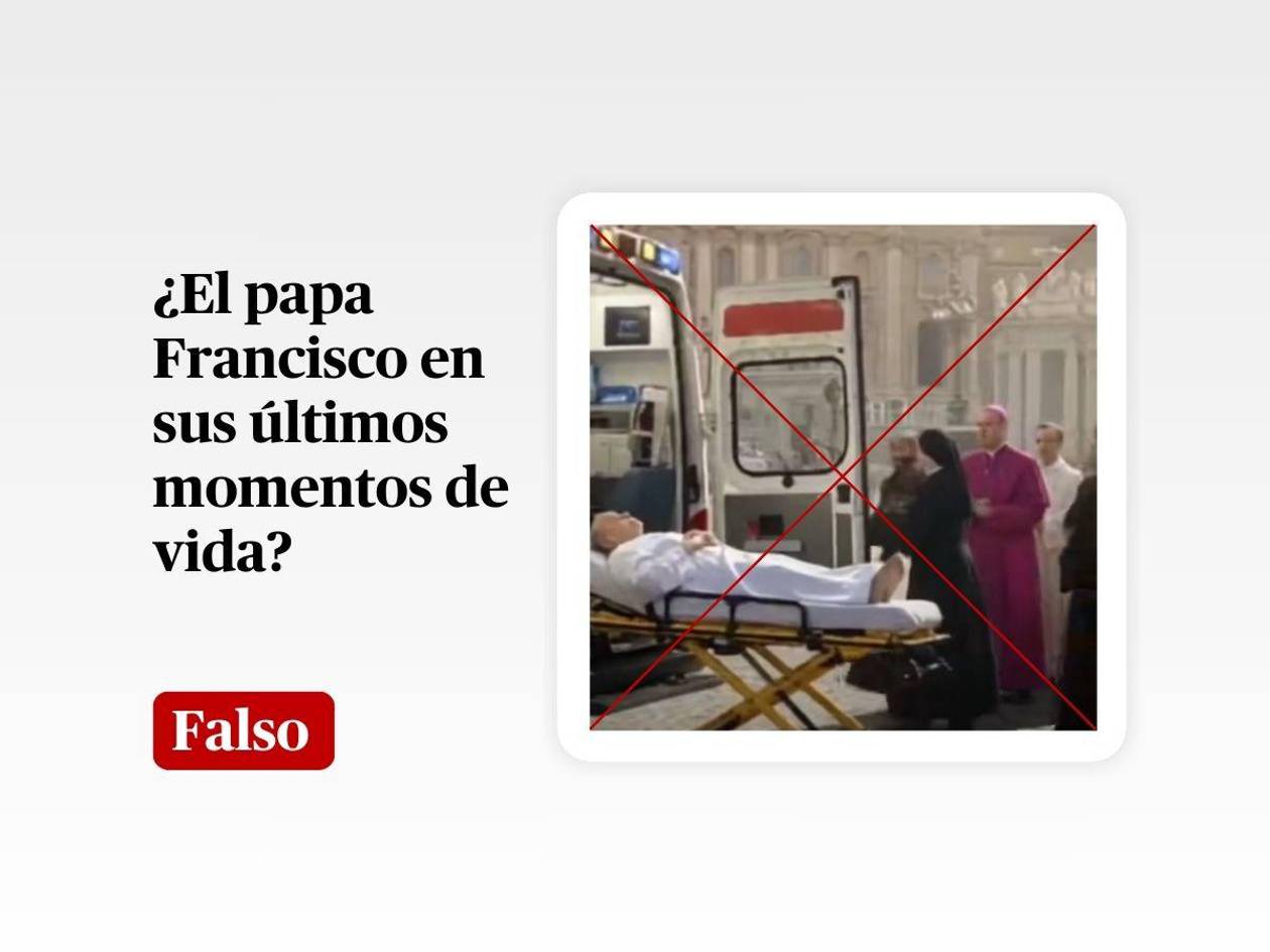 Estas imágenes del papa ‘en sus últimos momentos’ son de IA