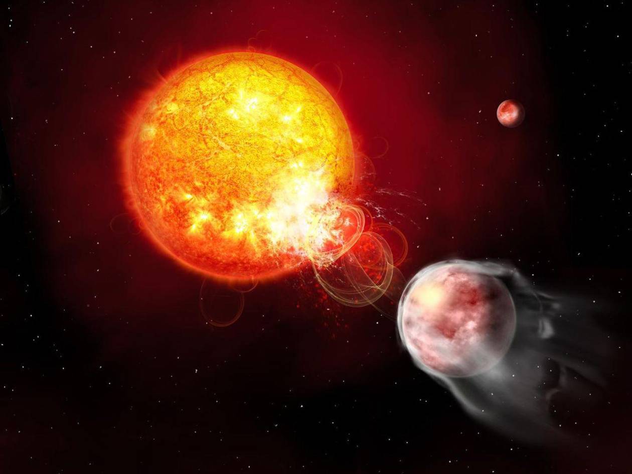 Descubren exoplaneta que está siendo destruido por su estrella