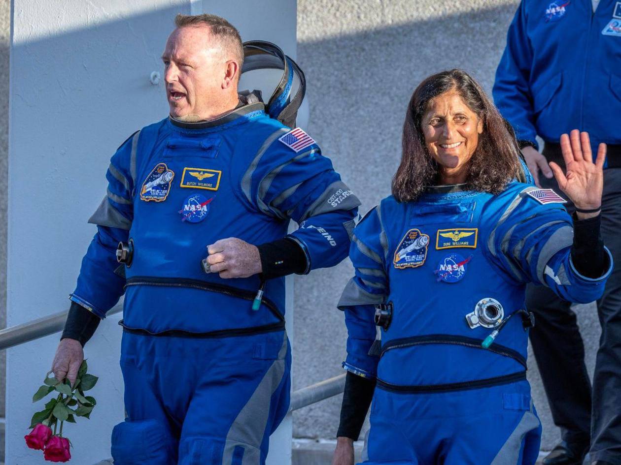Astronautas varados en la Estación Espacial regresarán a la tierra el martes