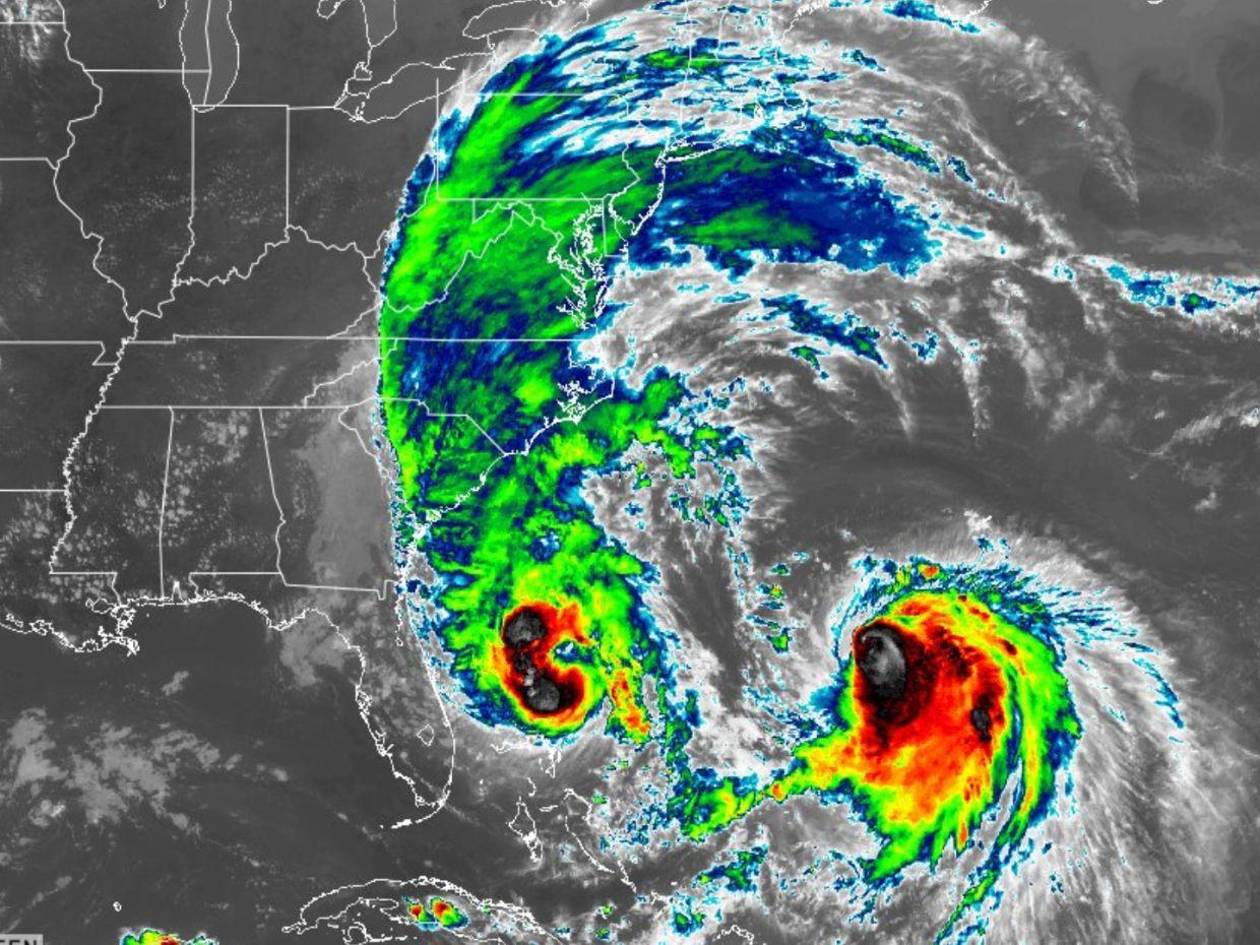 Imelda baja a categoría 1 tras azotar Bermudas y provocar daños en Carolina del Norte