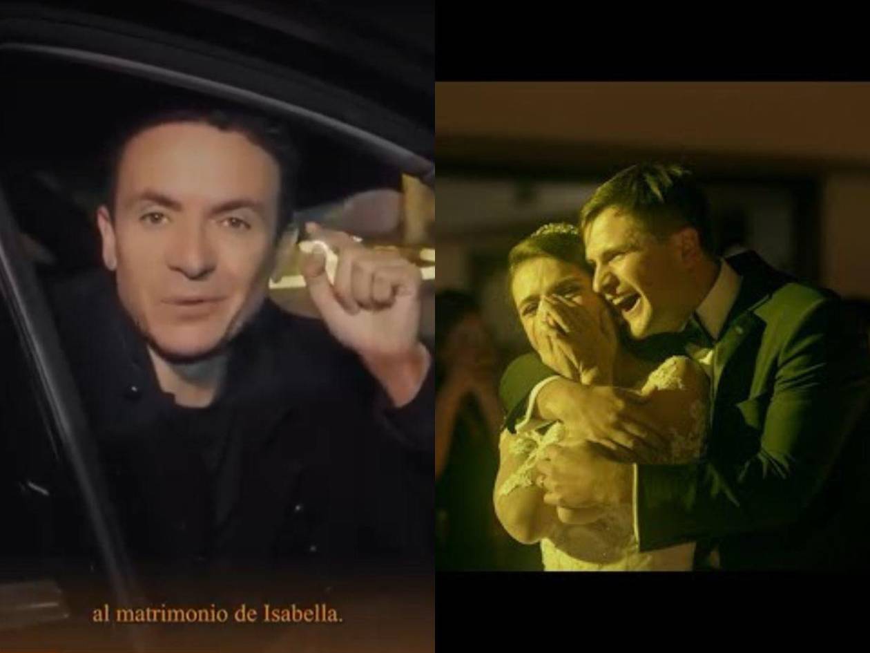 El emotivo momento de Fonseca con una fan en el día de su boda