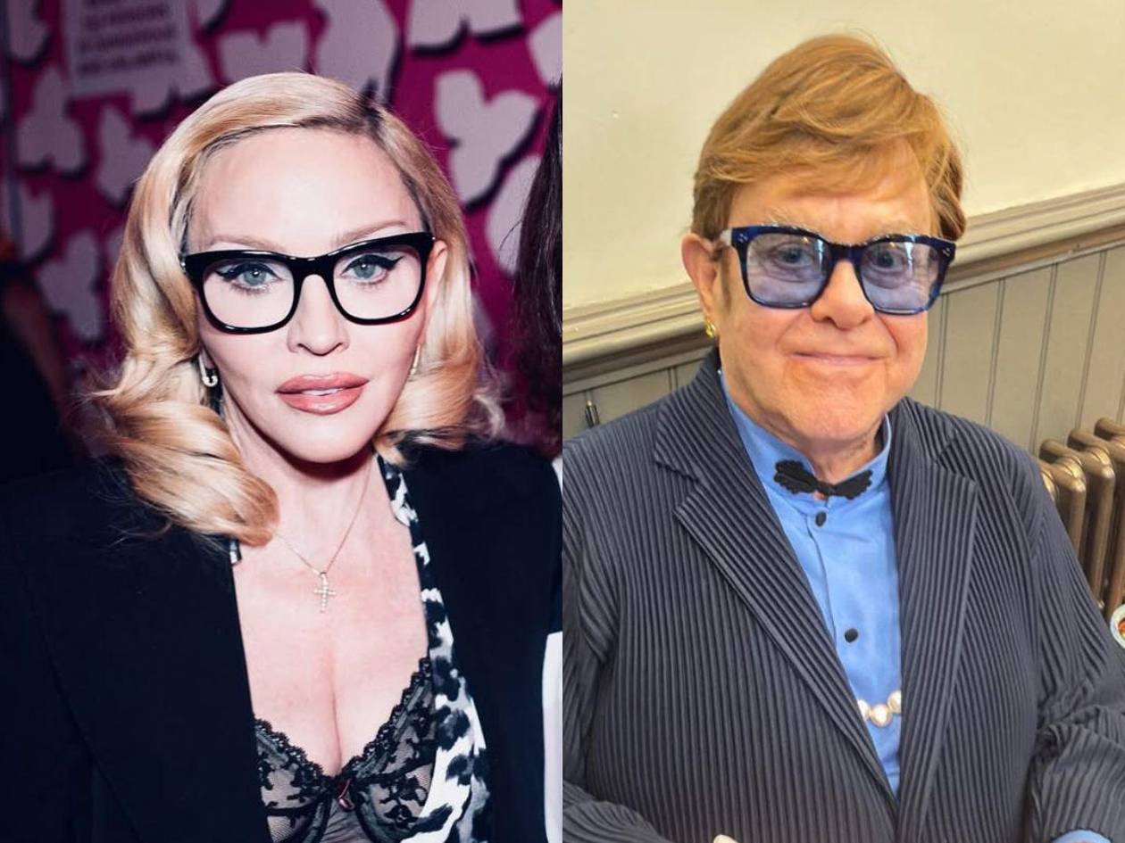 Madonna y Elton John entierran 20 años de rencor con un abrazo